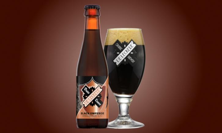 Black Emperor speciaalbier flesje en glas